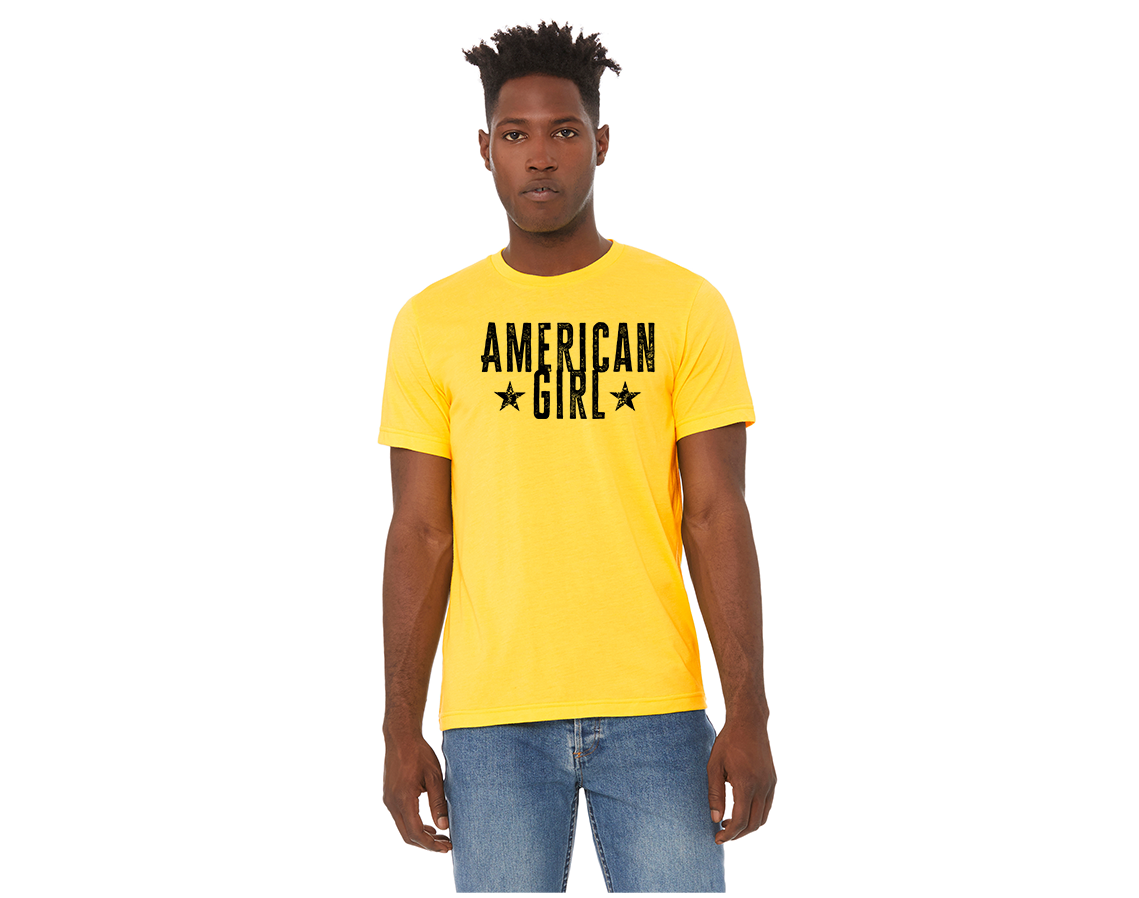 'close up image, American Girl T-Shirt"