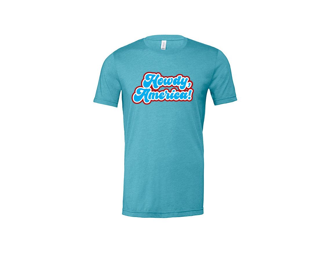 "close up image, Howdy America T-Shirt"