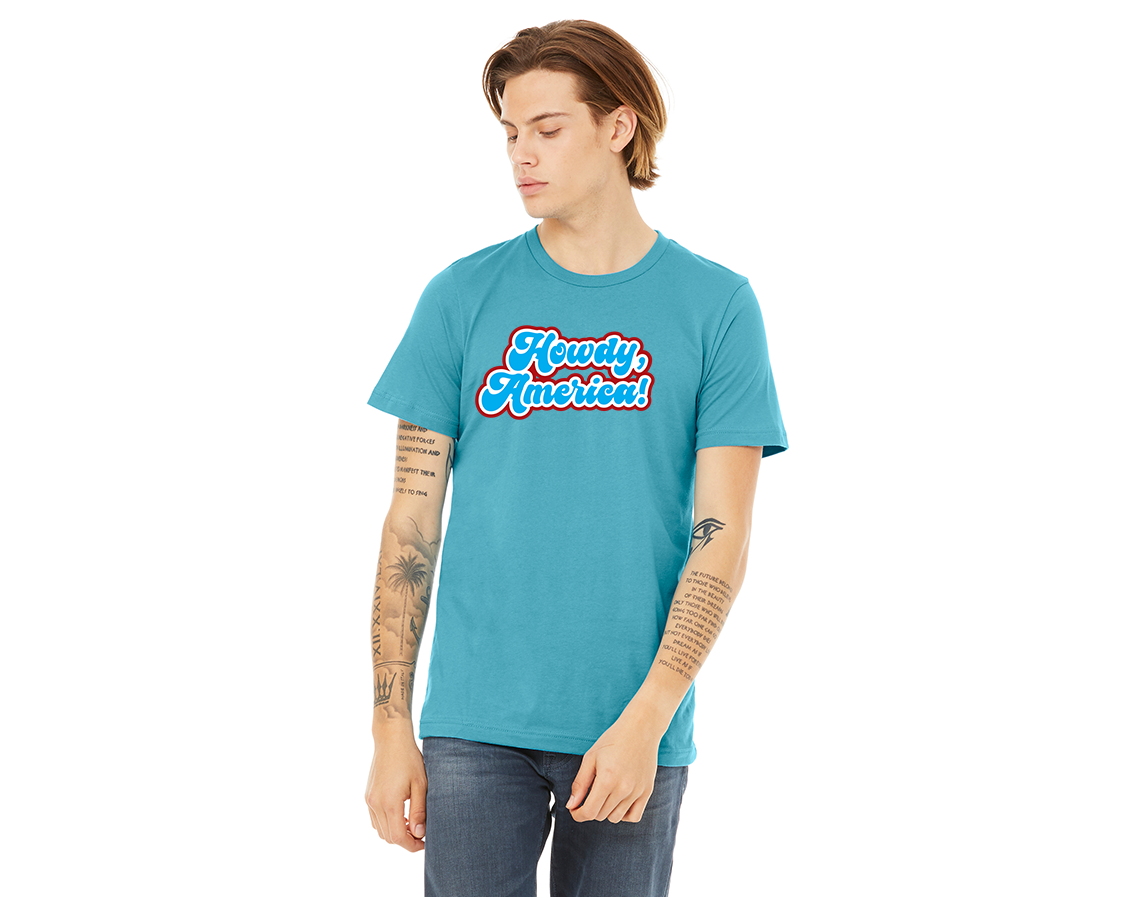 "close up image, Howdy America T-Shirt"