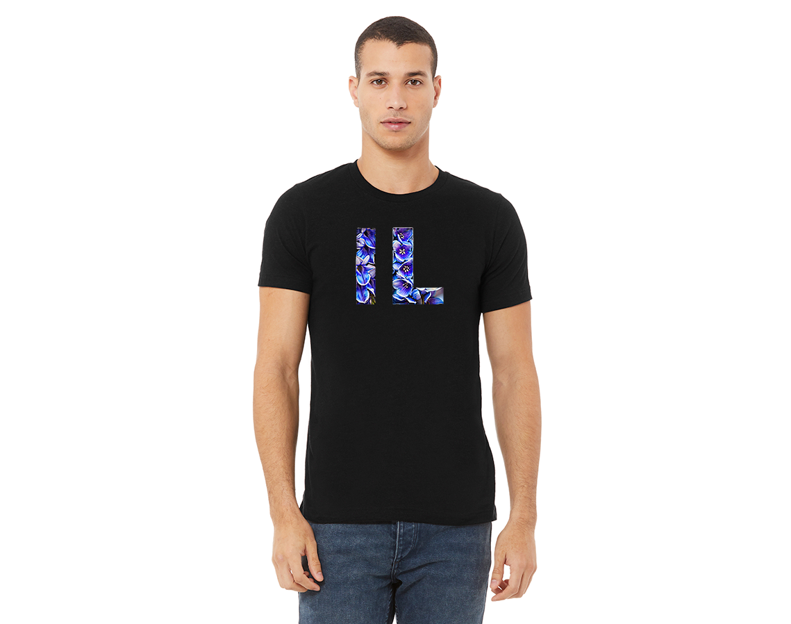"close up image, Illinois IL State T-Shirt"