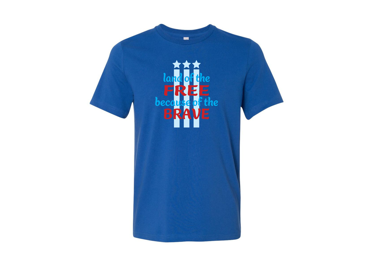 "close up image, Because of the Brave T-Shirt"