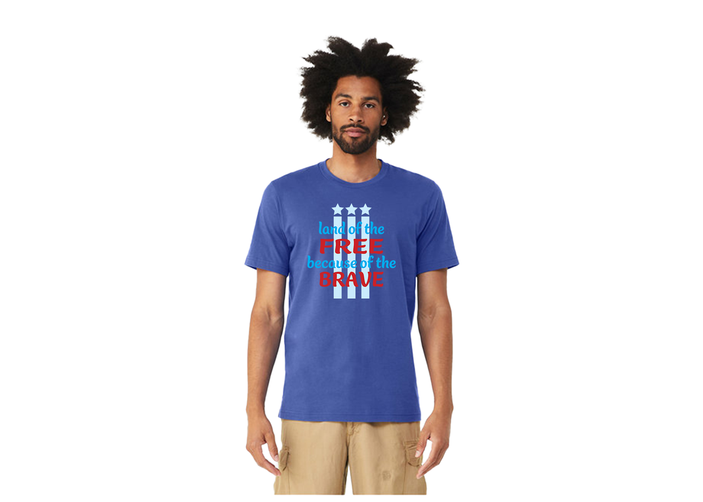 "close up image, Because of the Brave T-Shirt"