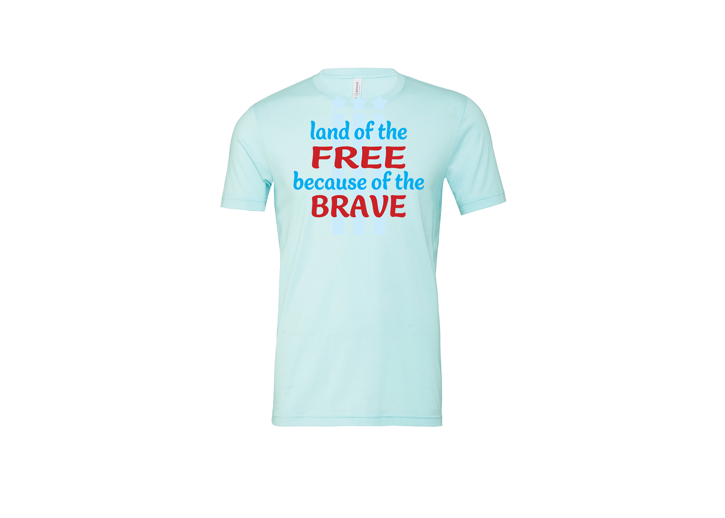 "close up image, Because of the Brave T-Shirt"