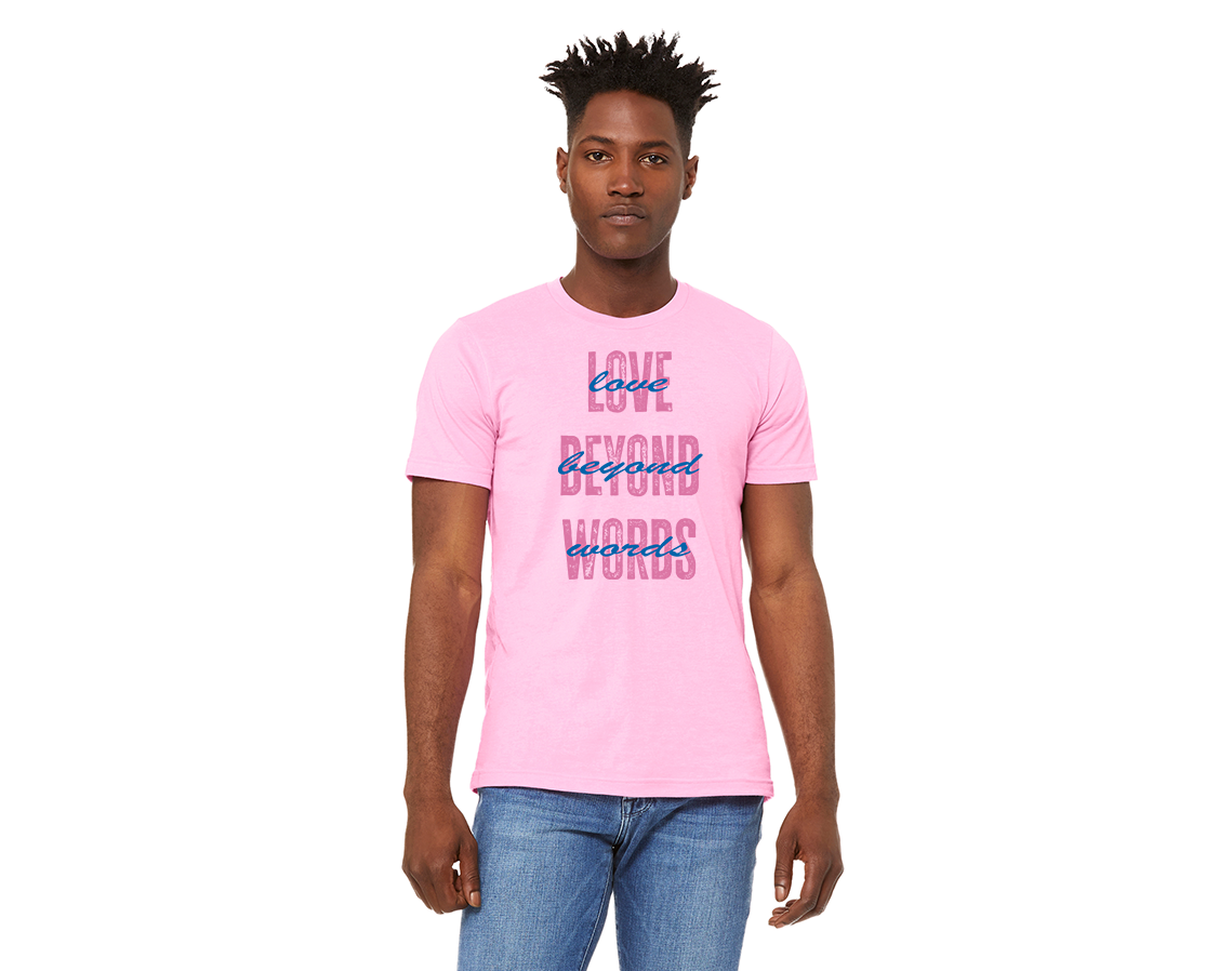 "close up image, Love Beyond Words T-Shirt"