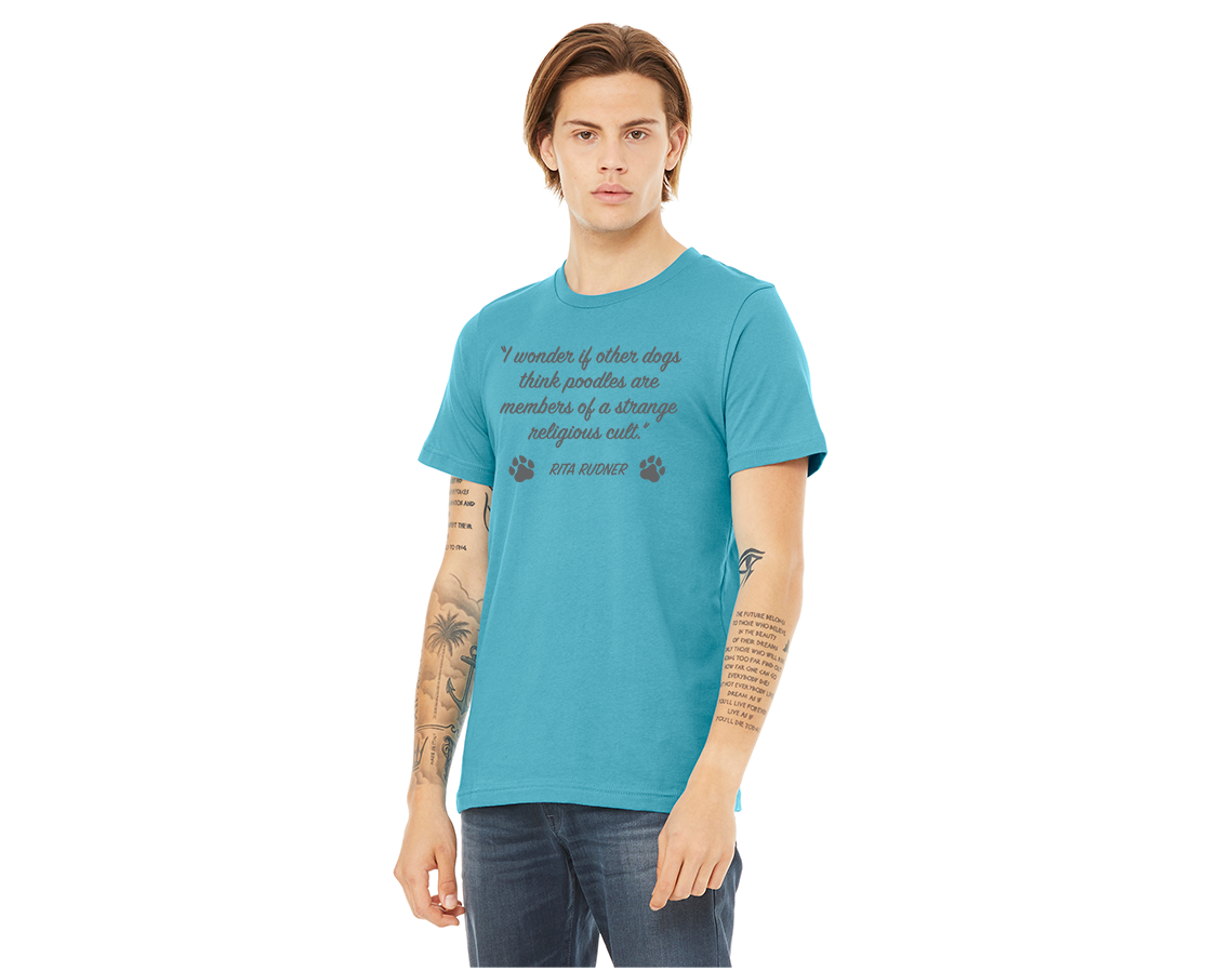 "close up image, Poodle Cult Short Sleeve T-Shirt"