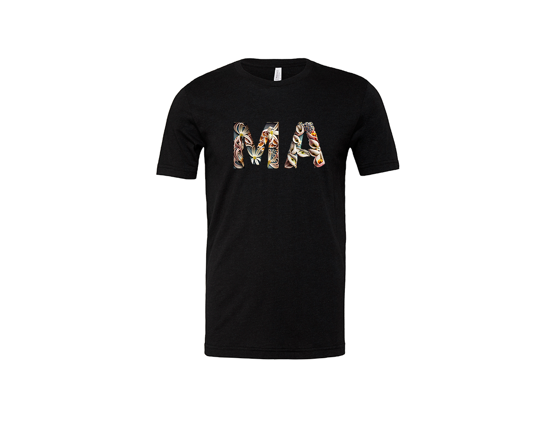 "close up image, Massachusetts MA State T-Shirt"