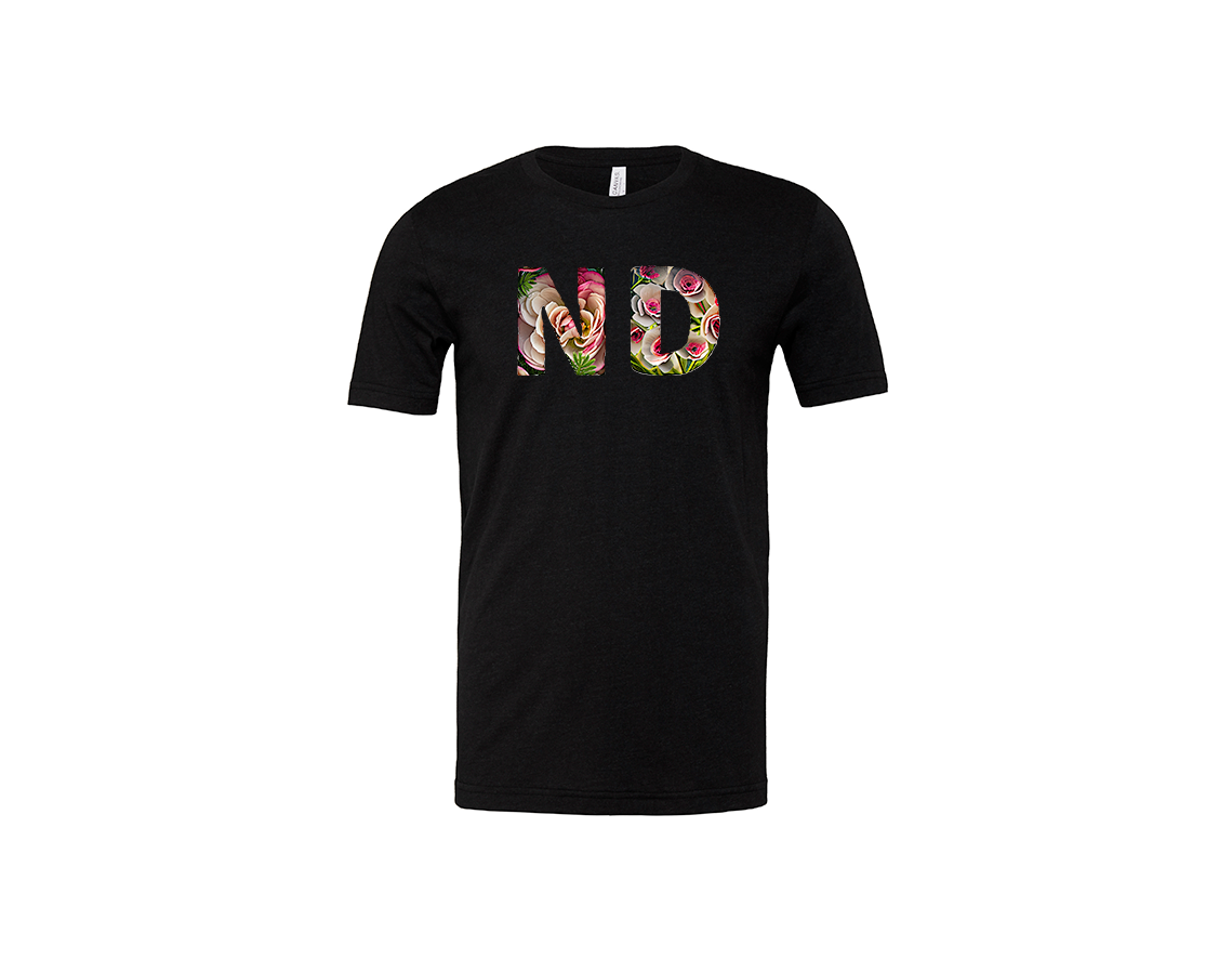 "close up image, North Dakota ND State T-Shirt"