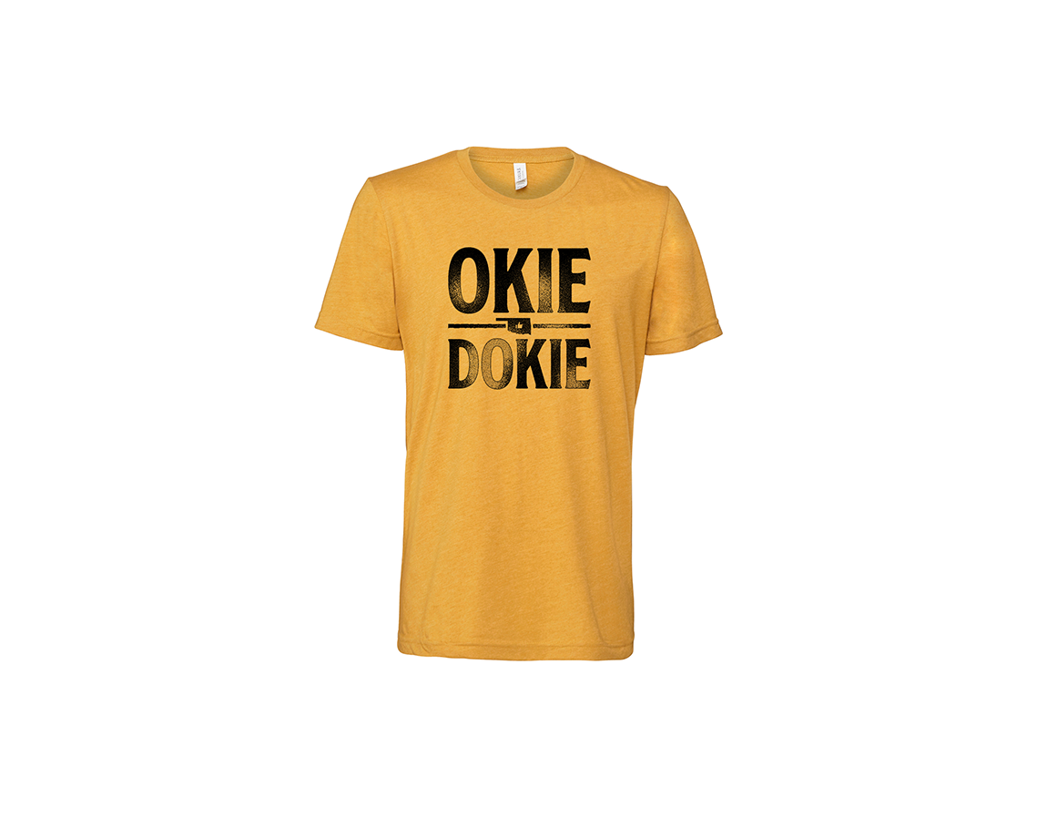 "close up image, Oklahoma Okie Dokie Short Sleeve T-Shirt"