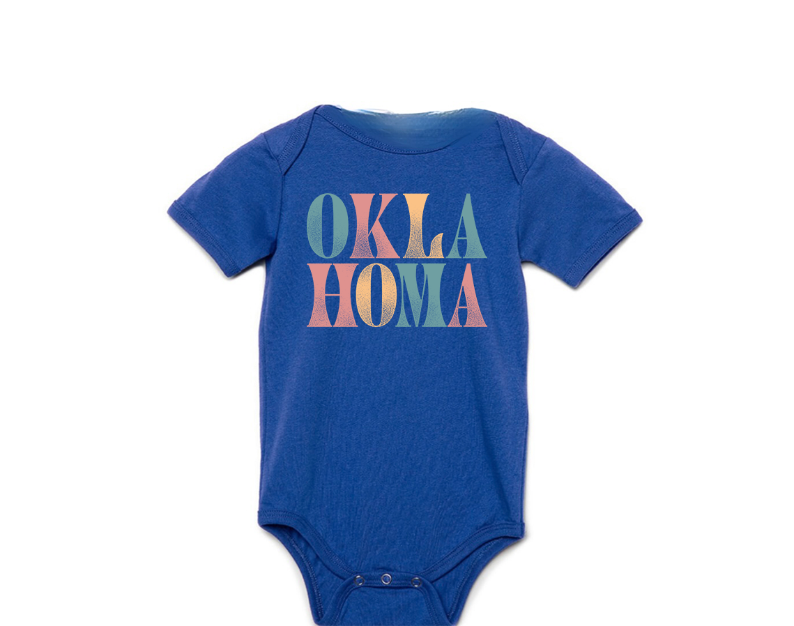 "close up image, Multi-color Onesies"