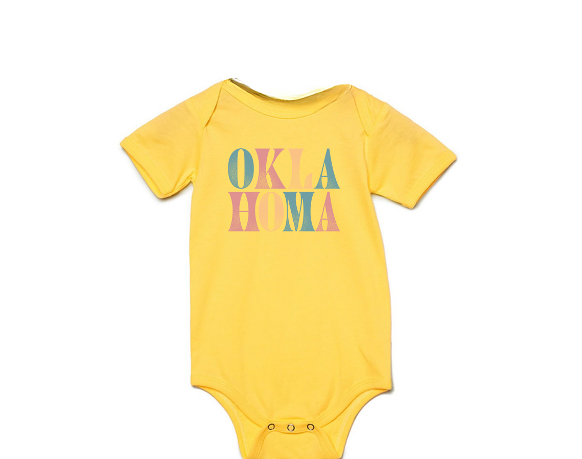 "close up image, Mutli-color Onesies"