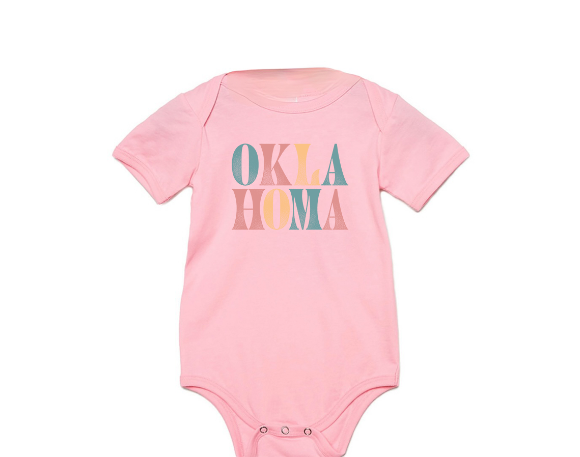 "close up image, Multi-color Onesies"
