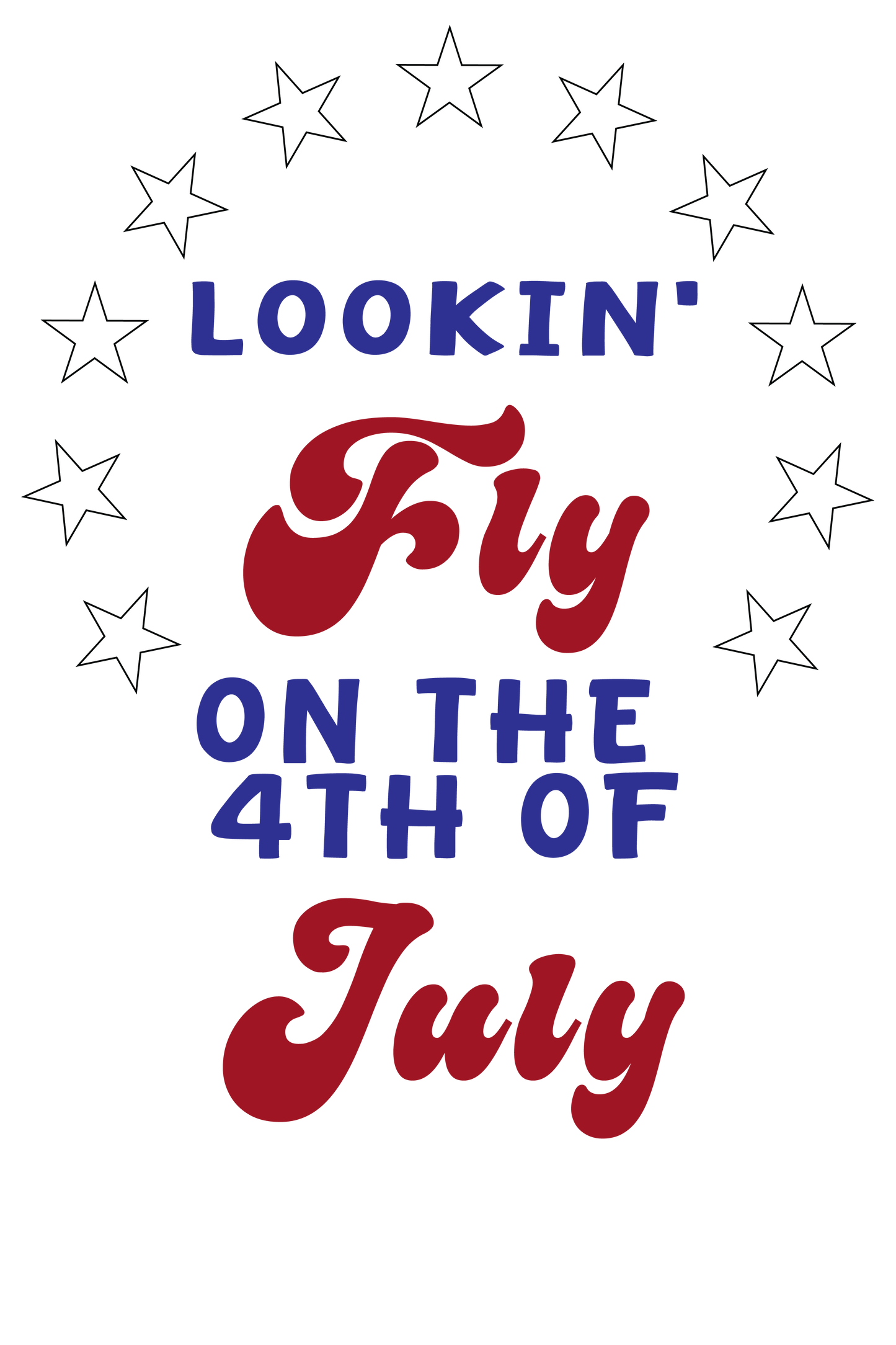 "close up image, Lookin Fly For The Fourth"