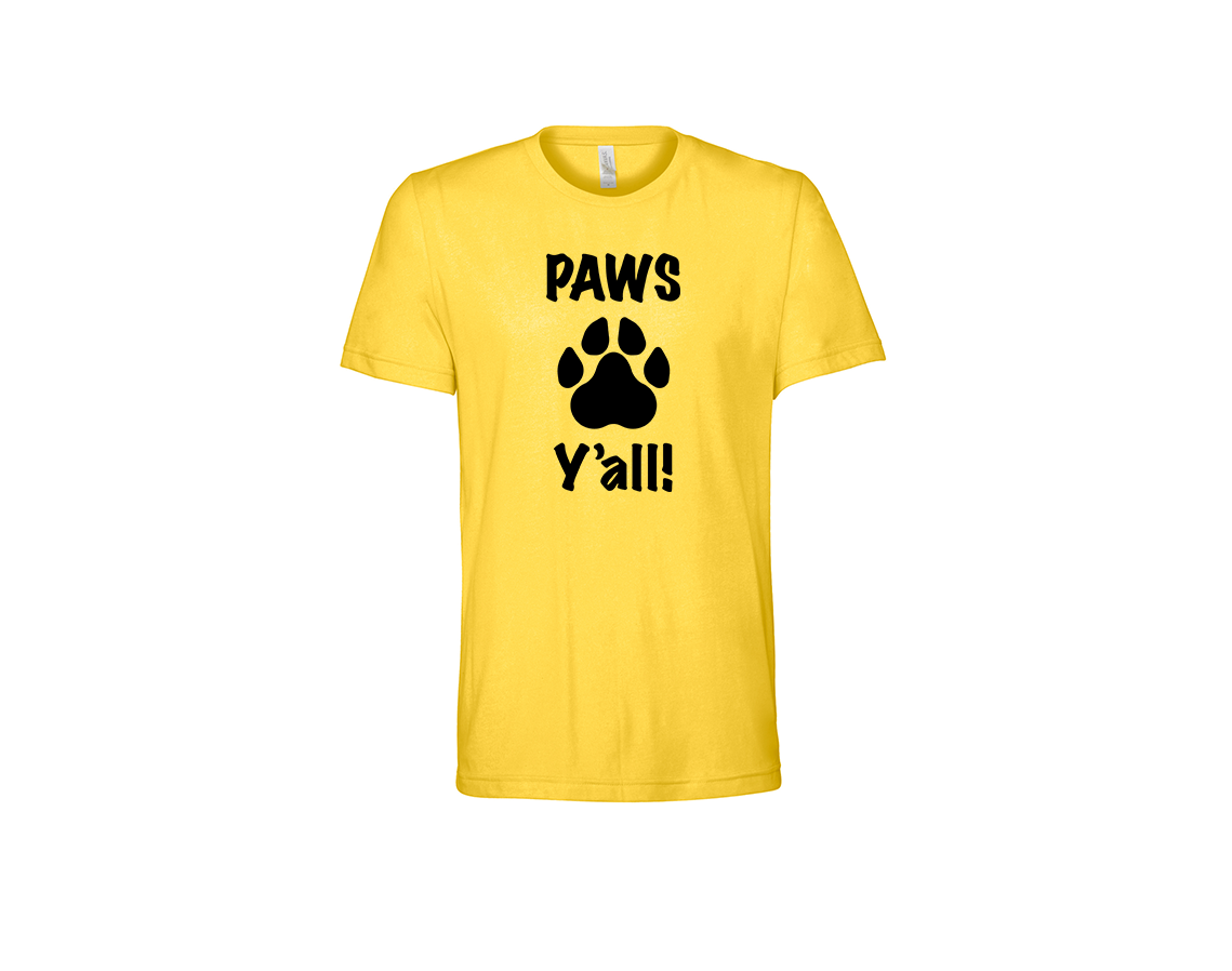 "close up image, Paws Y'all! T-Shirt"