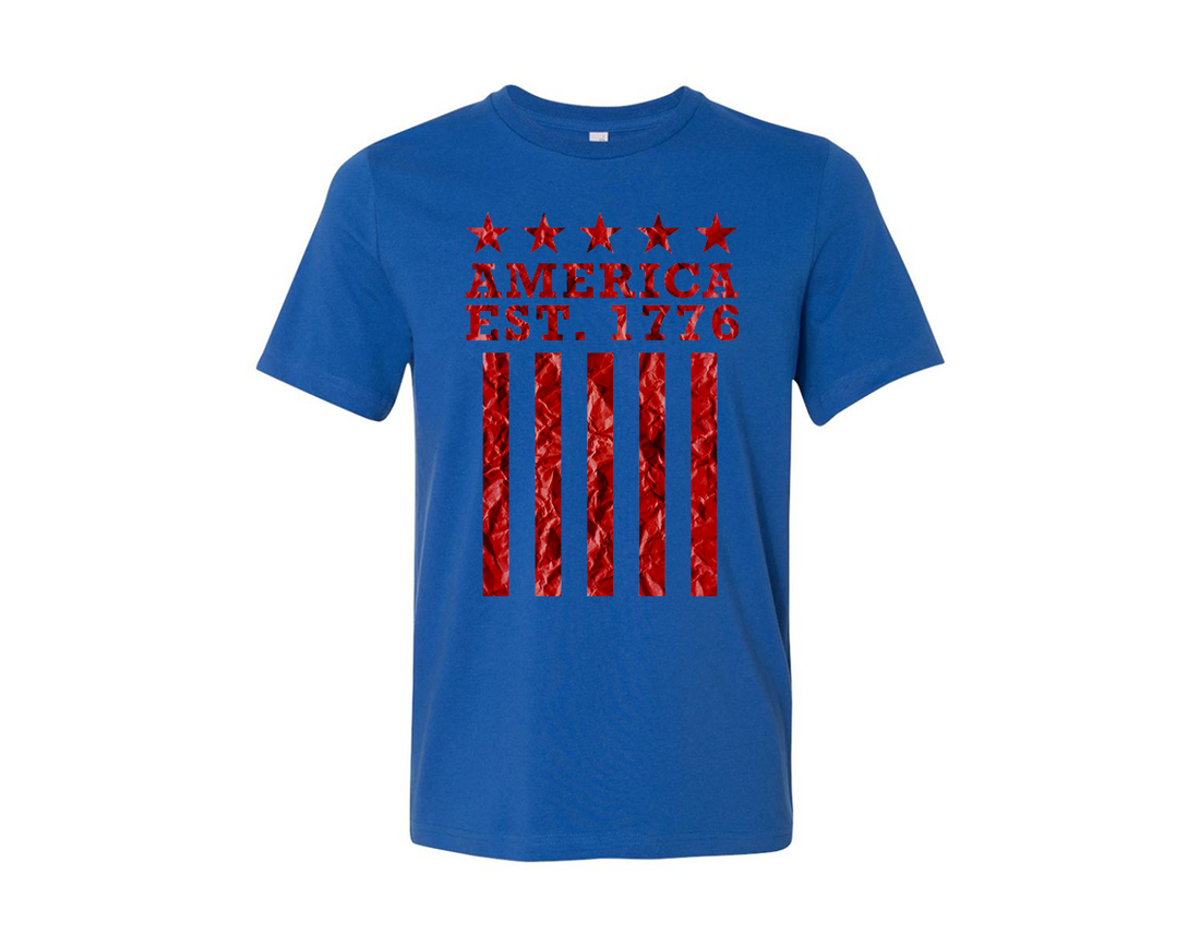Celebrating Freedom with Style: The "America Est. 1776" T-Shirt