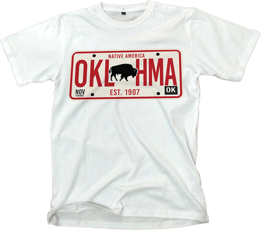 The Oklahoma License Plate Tee: A Symbol of Identify