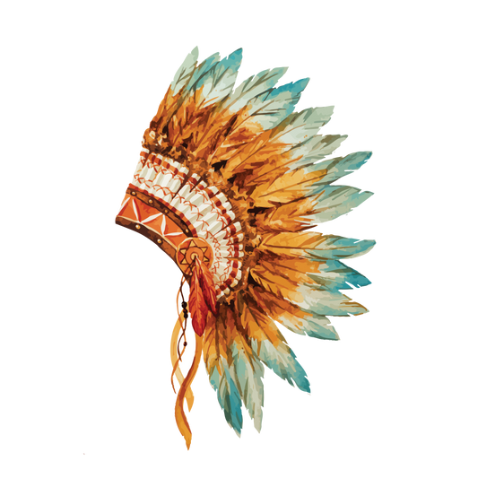Indian Headdress design by Bison Threads