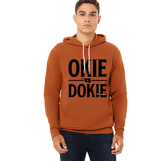 Bison Threads version of OKIE Dokie Hoodie Garment