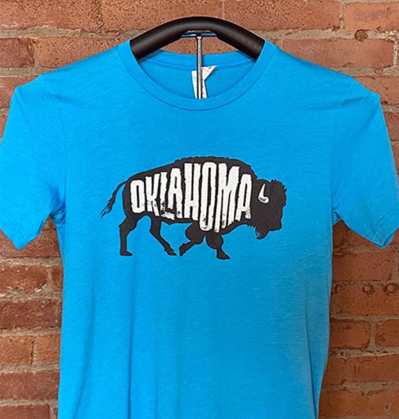 Oklahoma Bison design by Bison Threads