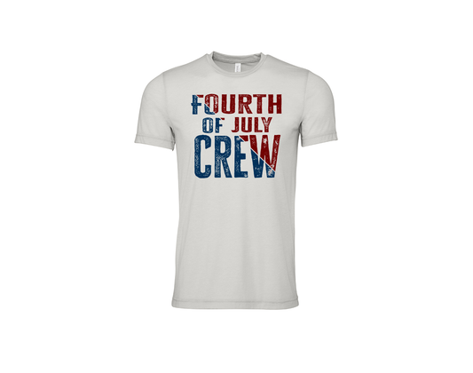 Celebrate Independence Day in Style with "Fourth of July Crew" T-Shirts