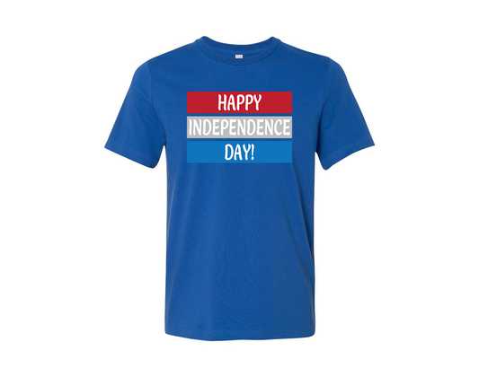 Celebrating Freedom: The Story Behind a Simple "Happy Independence Day" T-Shirt