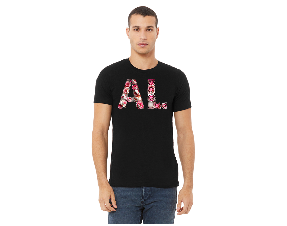 "close up image, Alabama AL State T-Shirt"