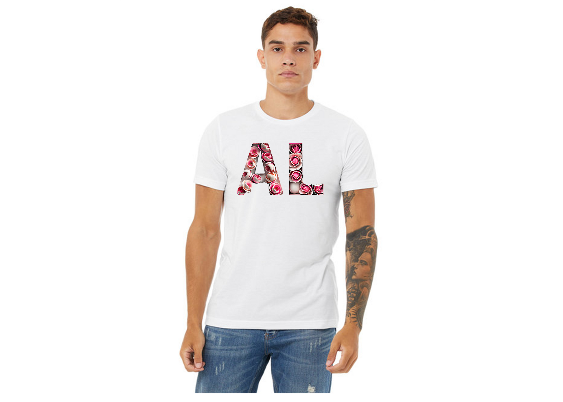 "close up image, Alabama AL State T-Shirt"