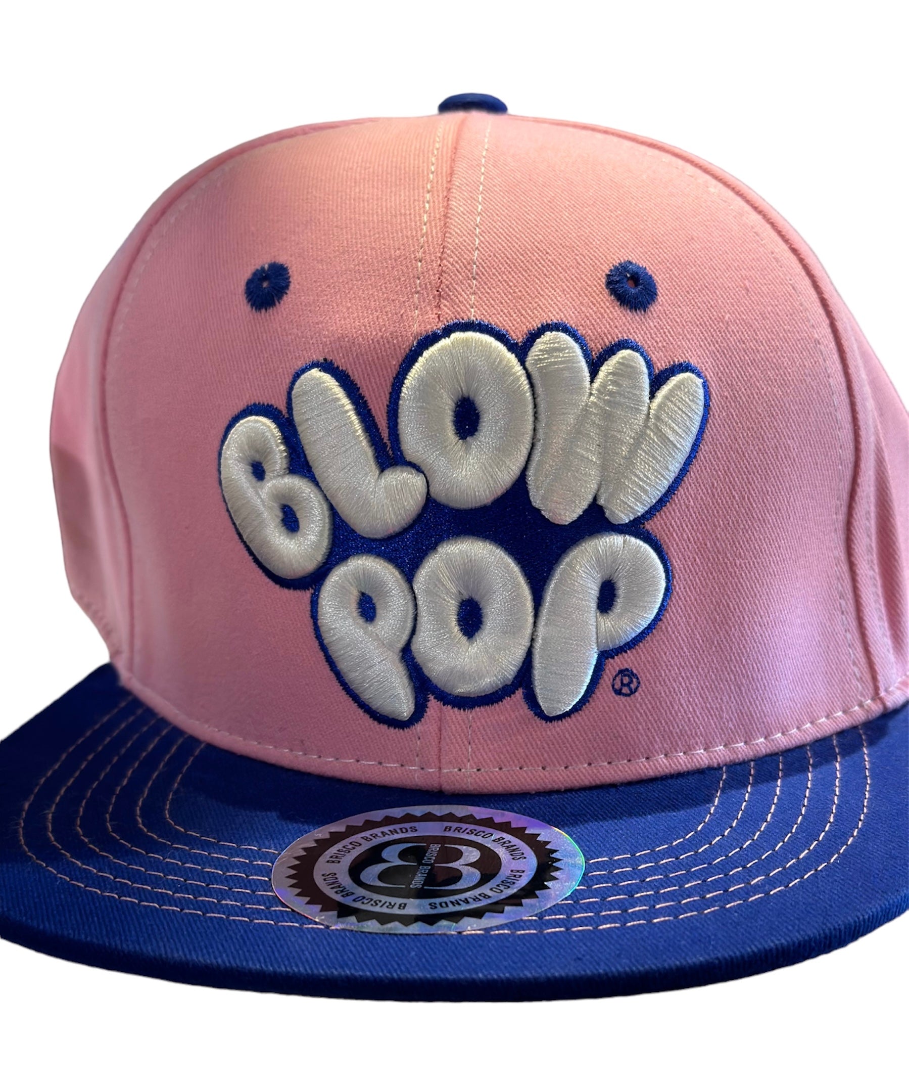 'close up image, Blow Pop Logo Hat"