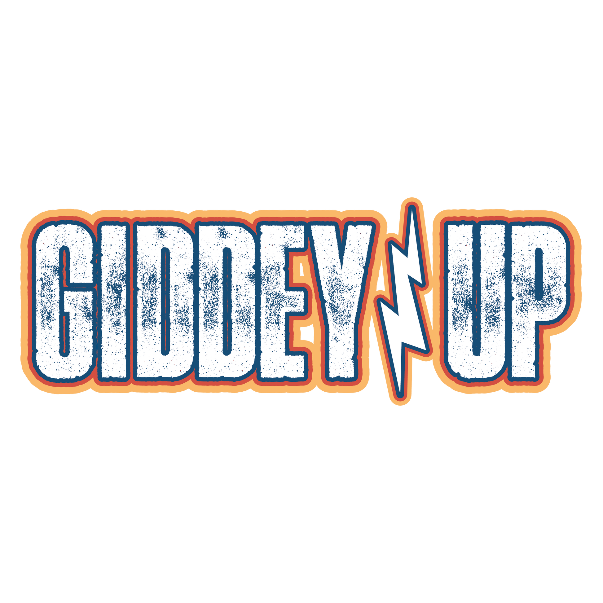 "close up image, Giddey Up Short Sleeve T-shirt"