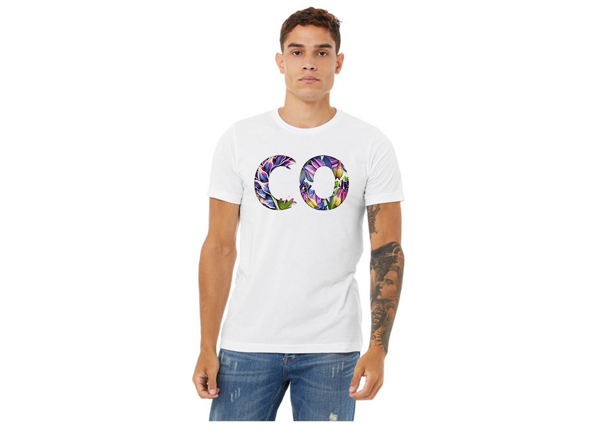 "close up image, Colorado CO State T-Shirt"