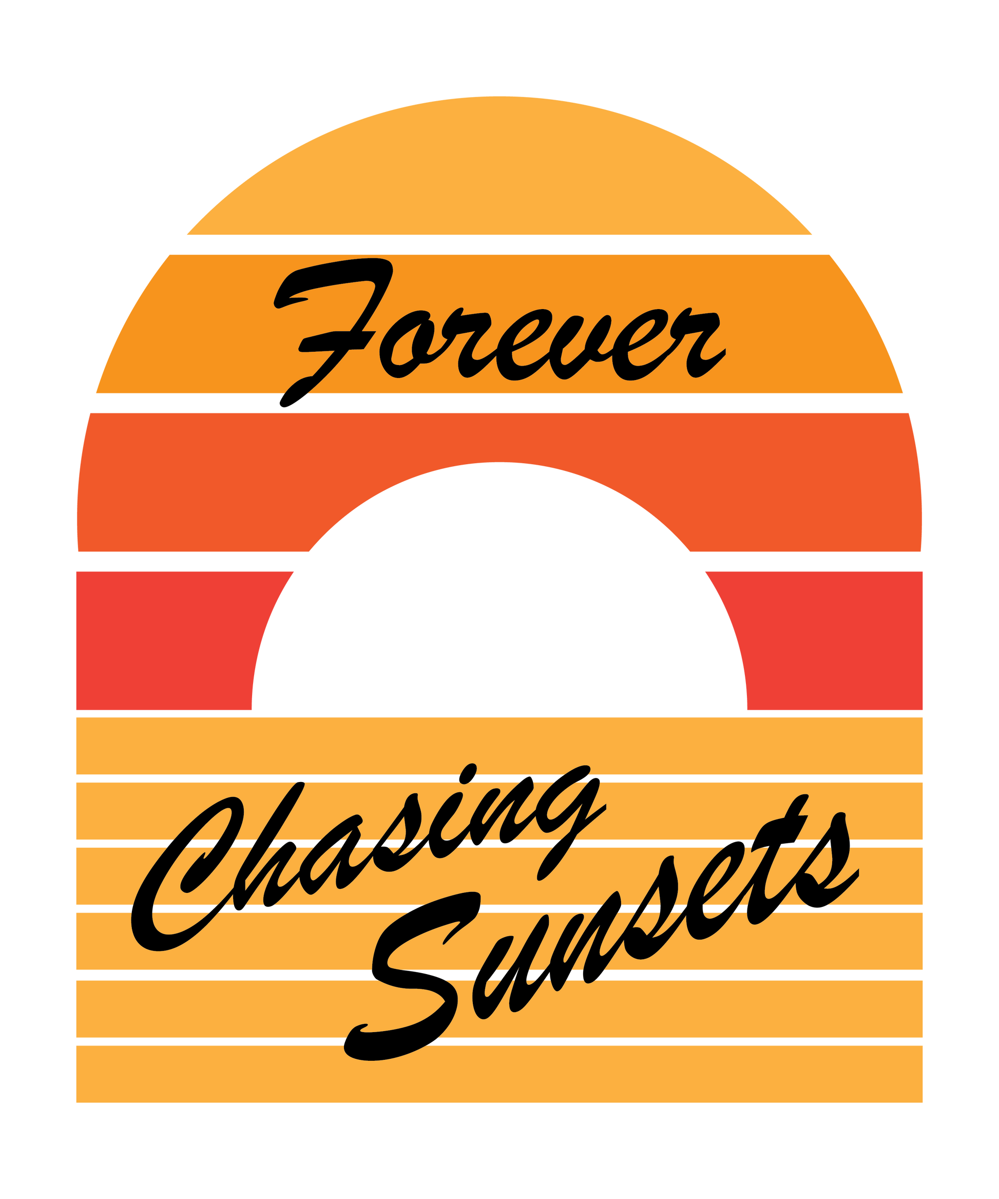 "close up image, Forever Chasing Sunsets T-Shirt"