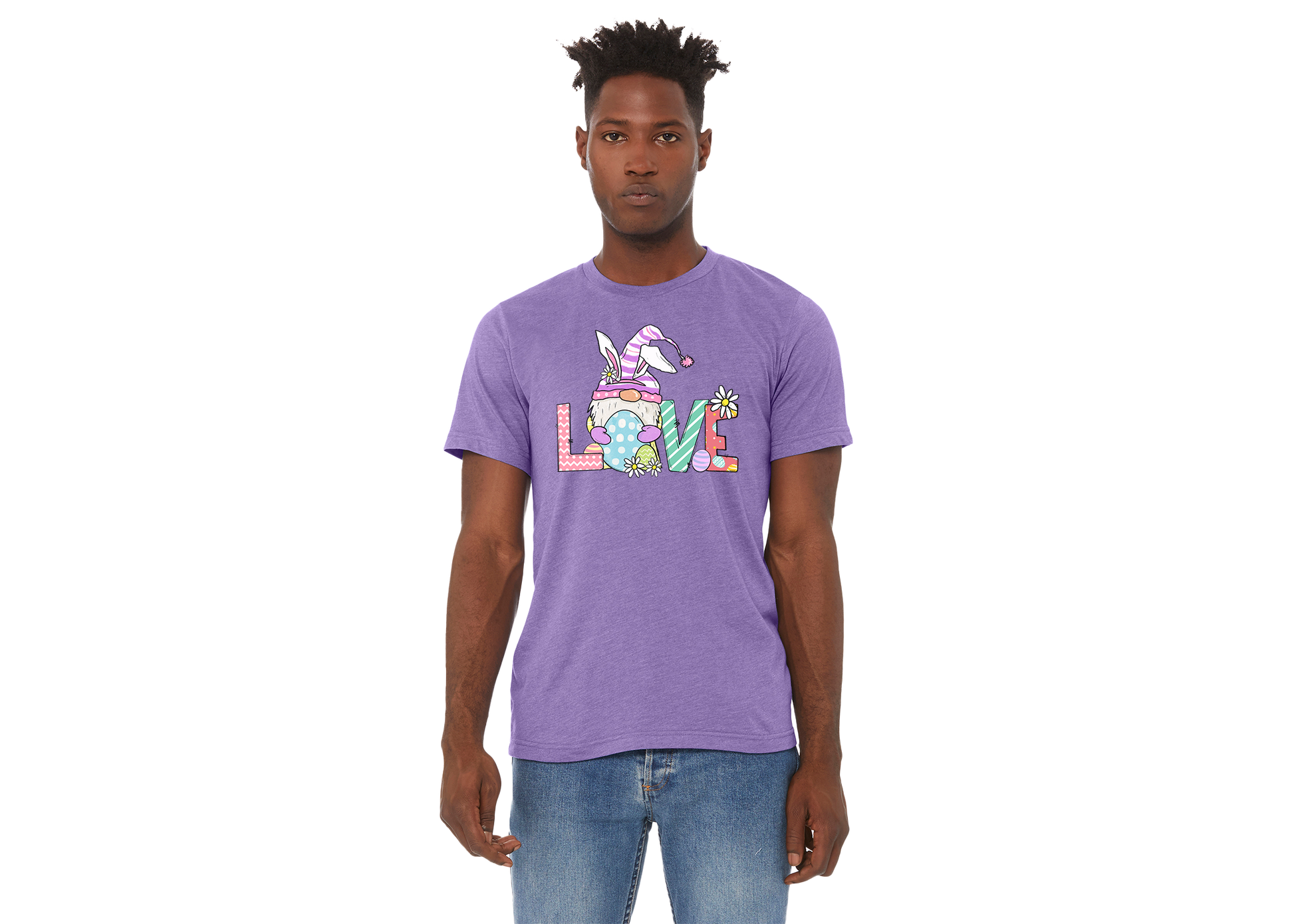 "close up image, Easter Gnome Love T-Shirt"