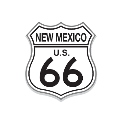 "close up image, Classic Route 66 New Mexico Short Sleeve T-Shirt"