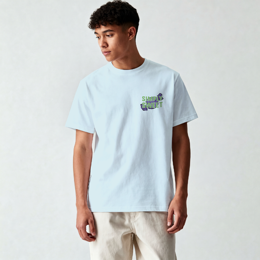 Simply Sweet Ice Blue Short Sleeve T-shirt