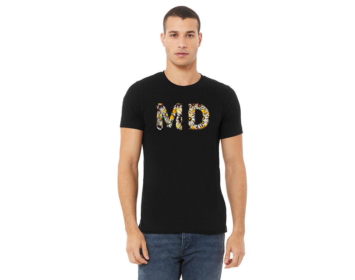 "close up image, Maryland MD State T-Shirt"