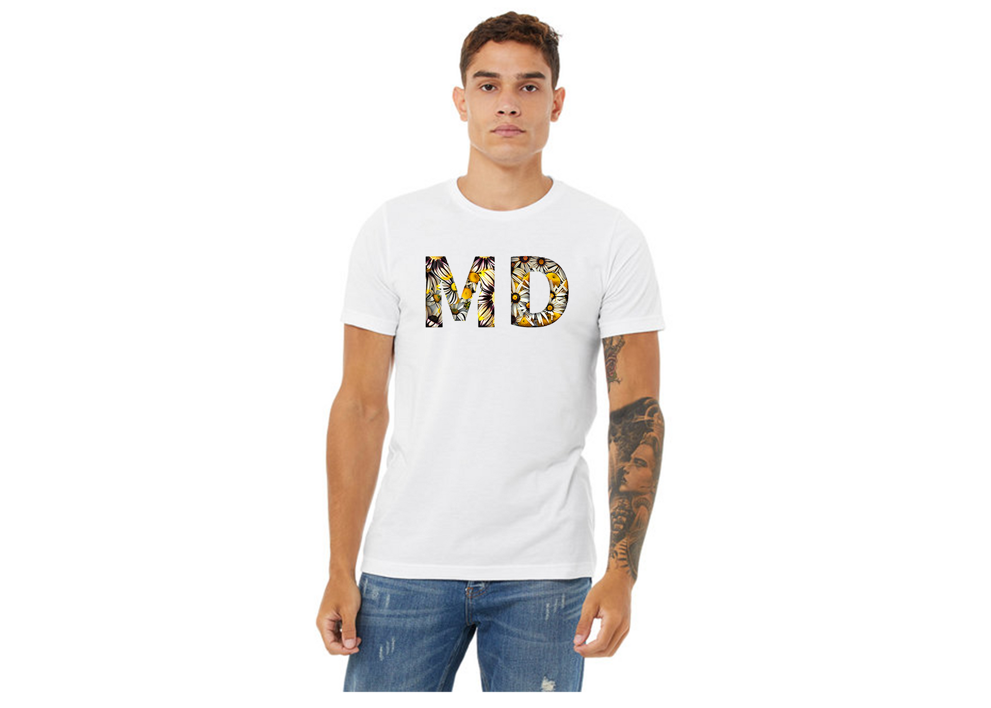 "close up image, Maryland MD State T-Shirt"