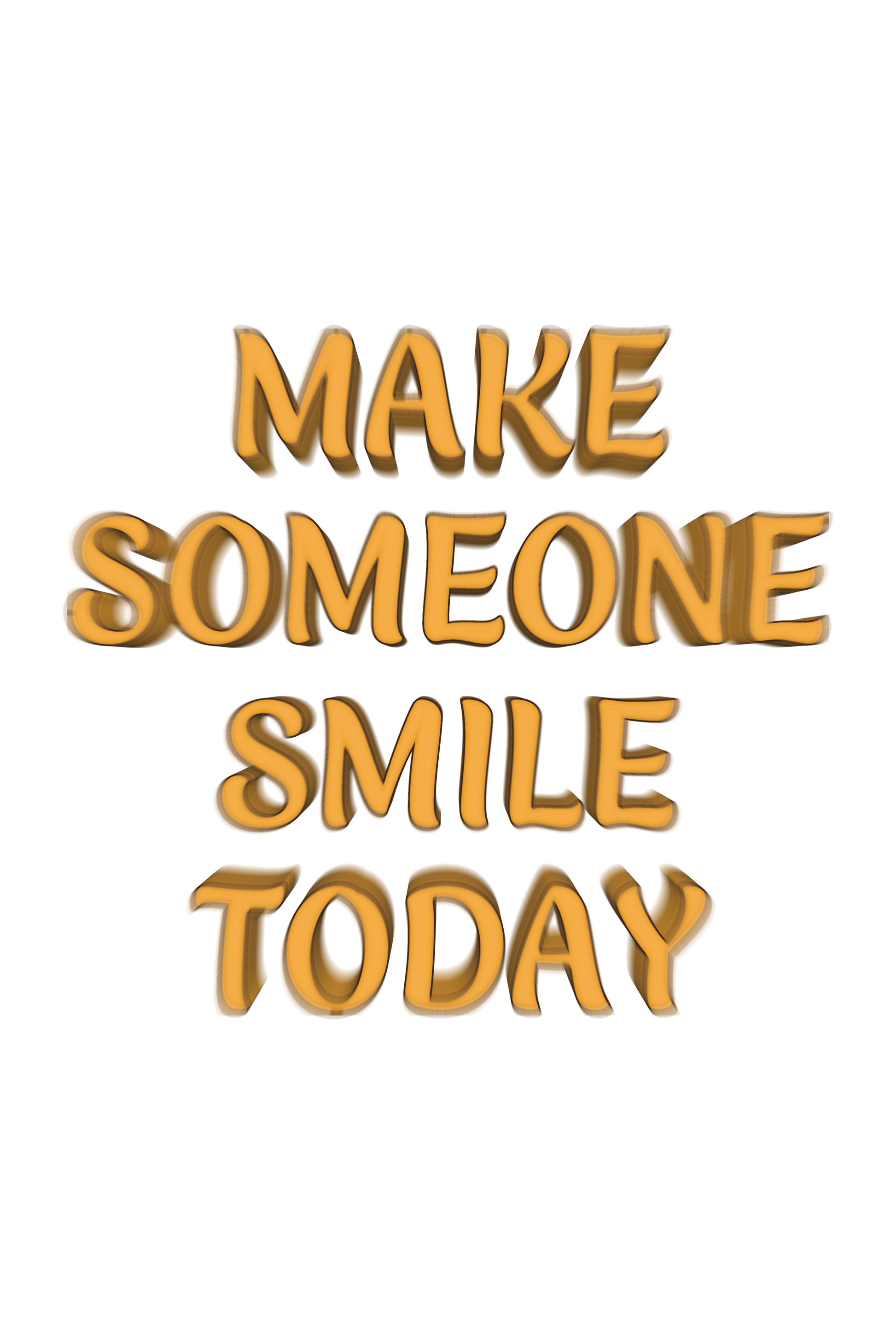 "close up image, Make Someone Smile Today T-Shirt"