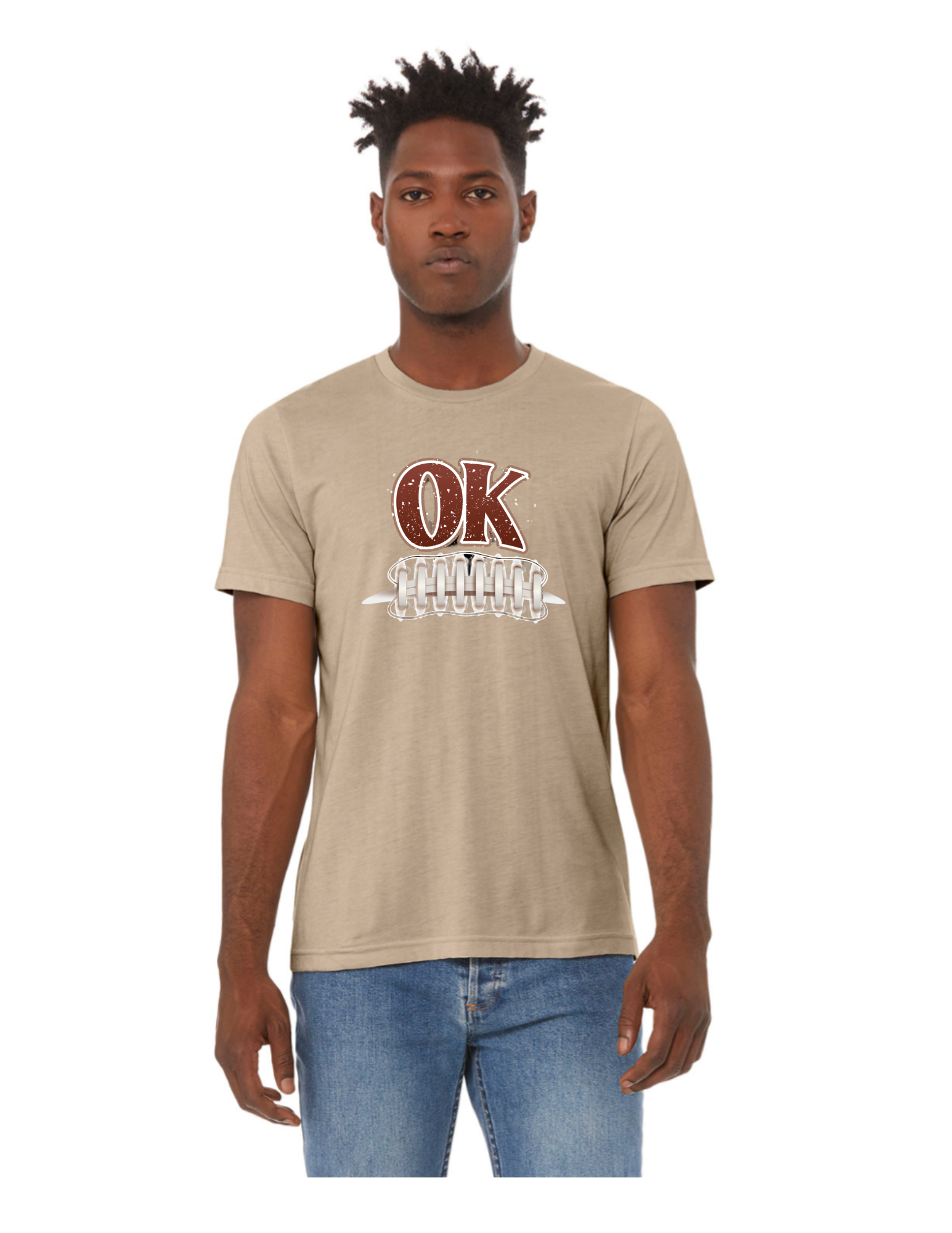 "close up image, Oklahoma Football Short Sleeve T-Shirt"