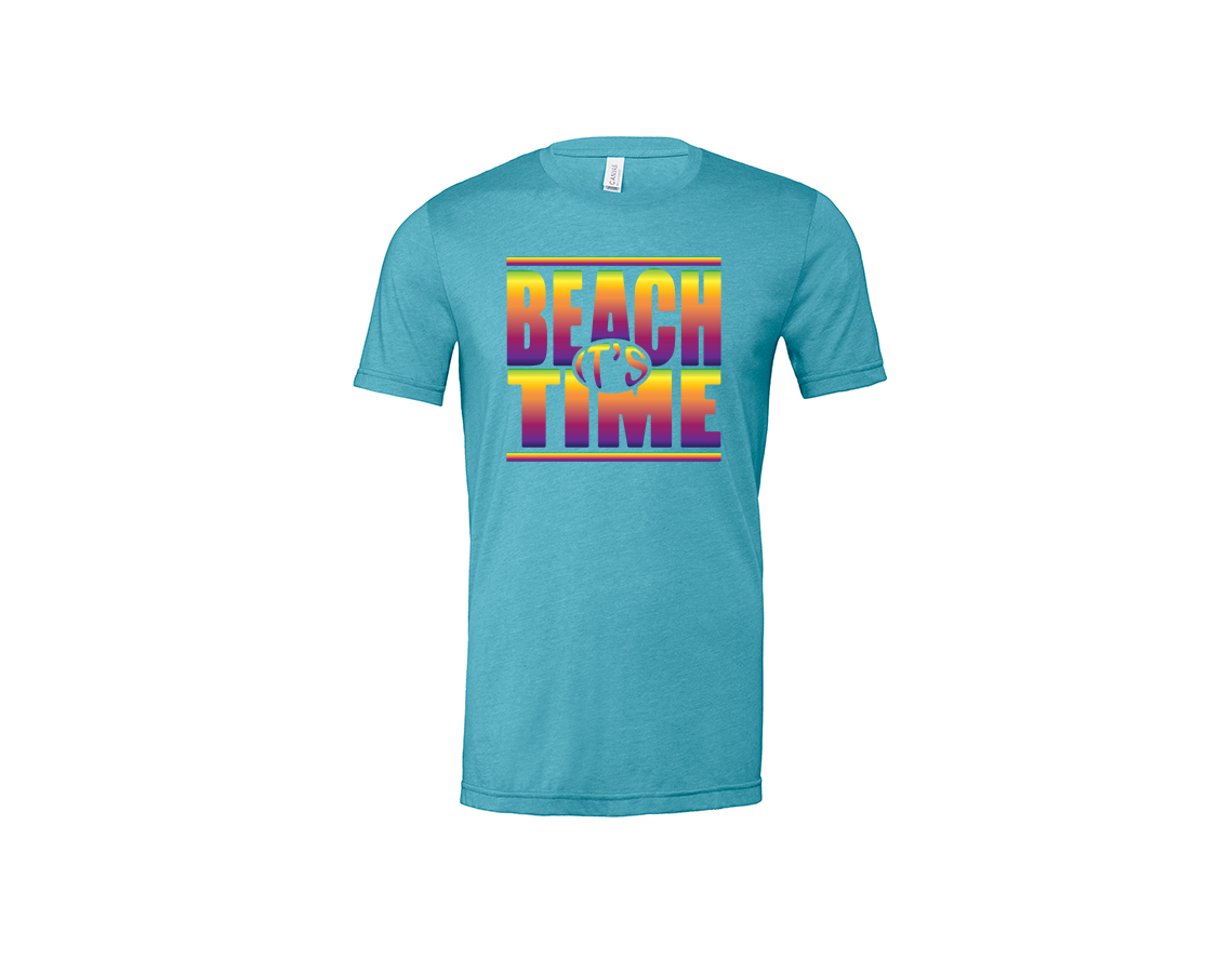 "close up image, It's Beach Time T-Shirt"