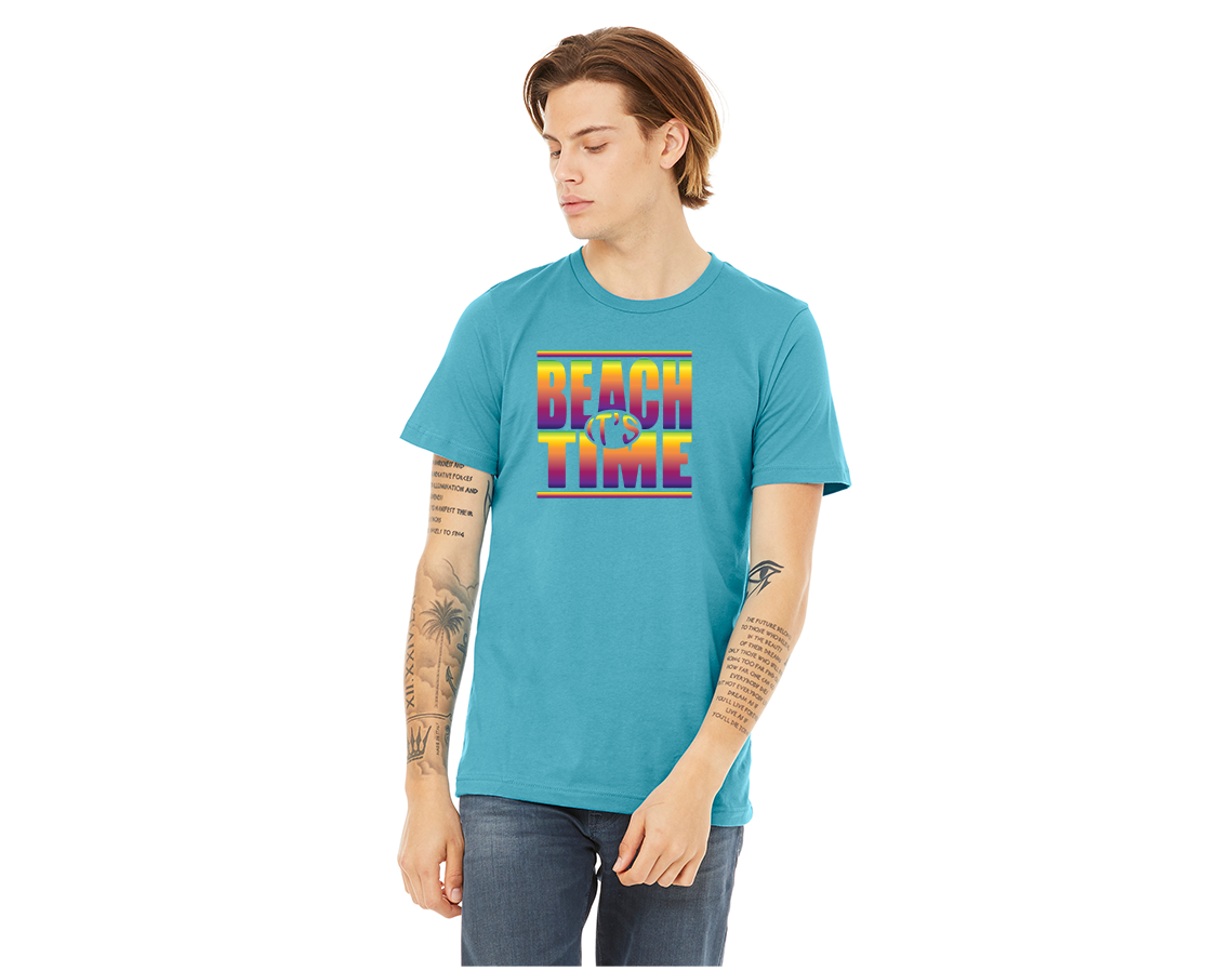 "close up image, It's Beach Time T-Shirt"