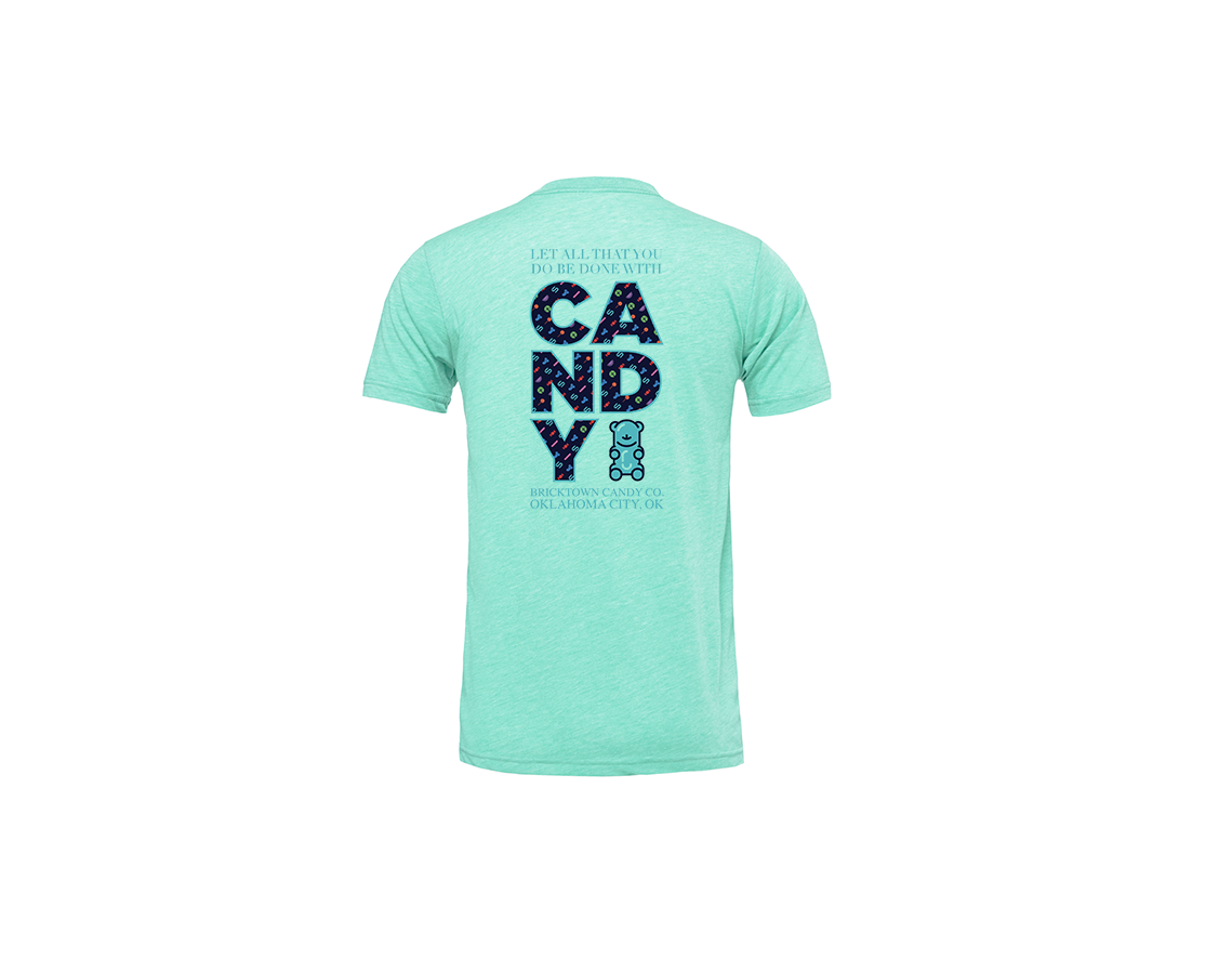 "close up image, Simply Sweet Mint Short Sleeve T-Shirt"