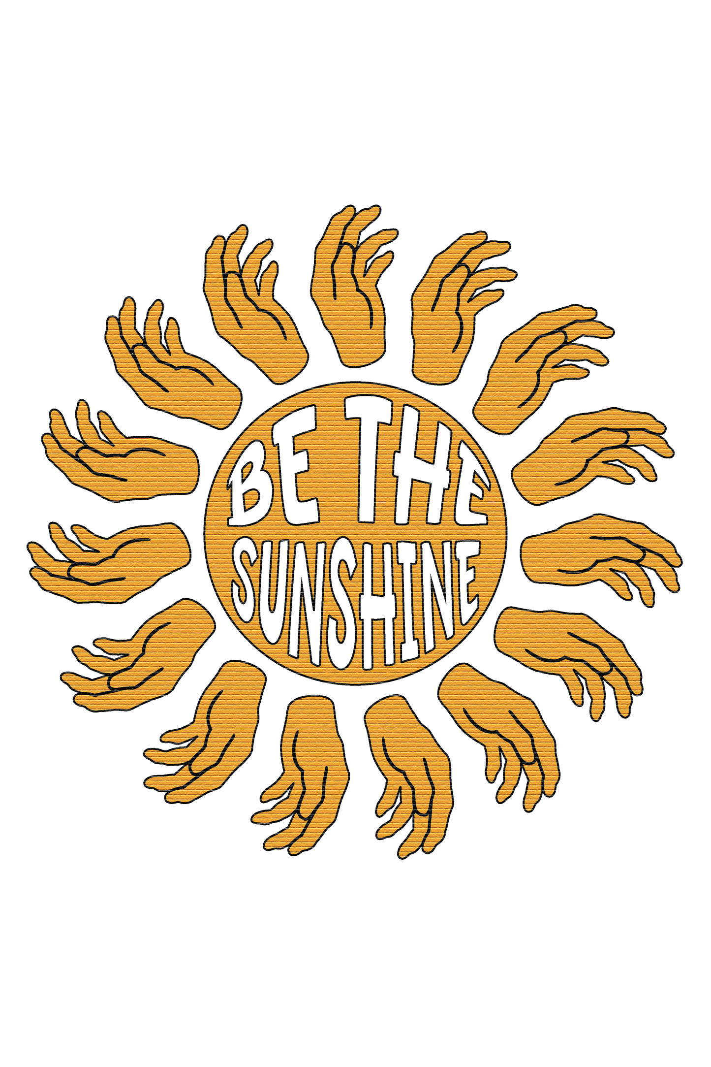 "close up image, Be the Sunshine T-Shirt"