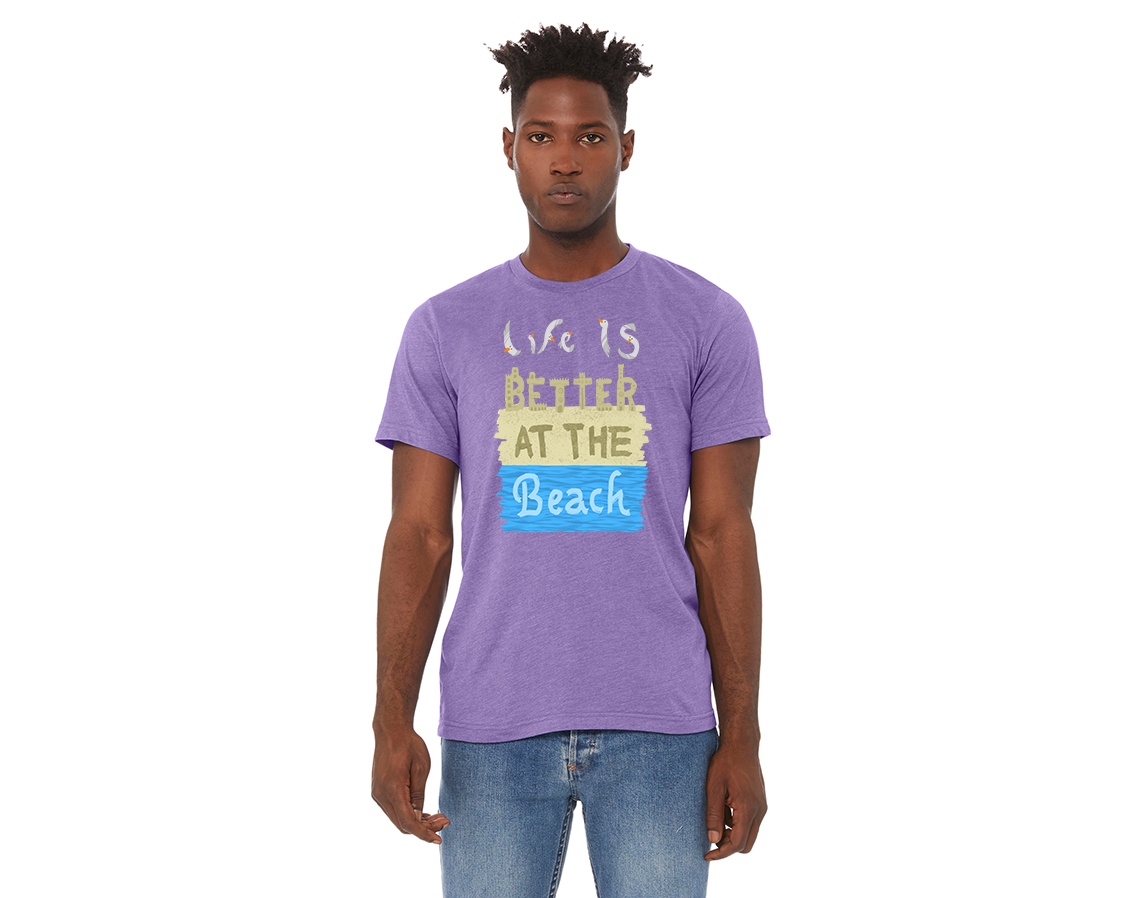 'close up image, Life Is Better At The Beach Summer T-Shirt"