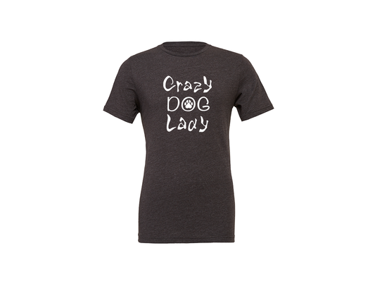 "close up image, Crazy Dog Lady T-Shirt"