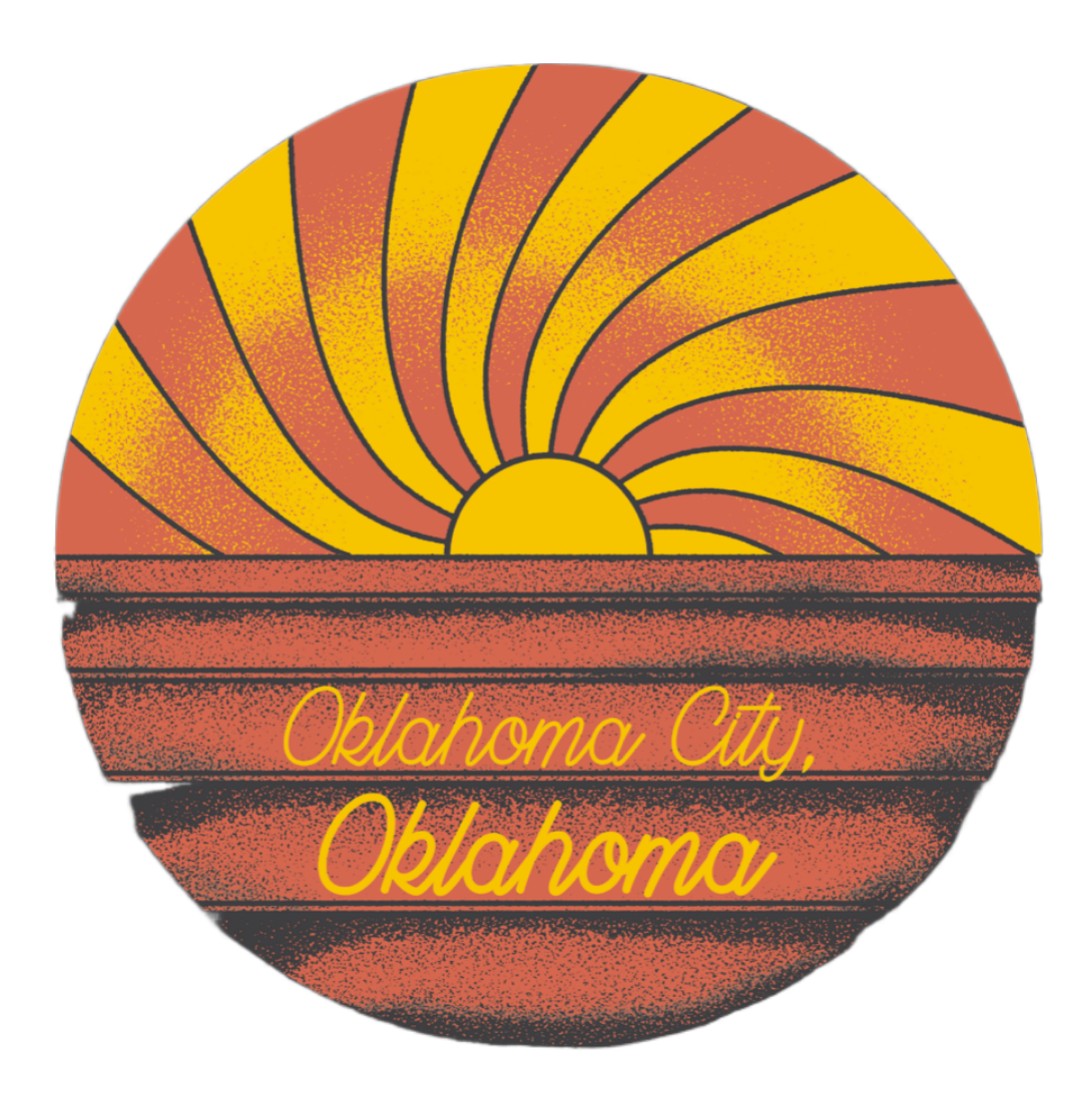 "close up image, Oklahoma Sunset Short Sleeve T-Shirt"