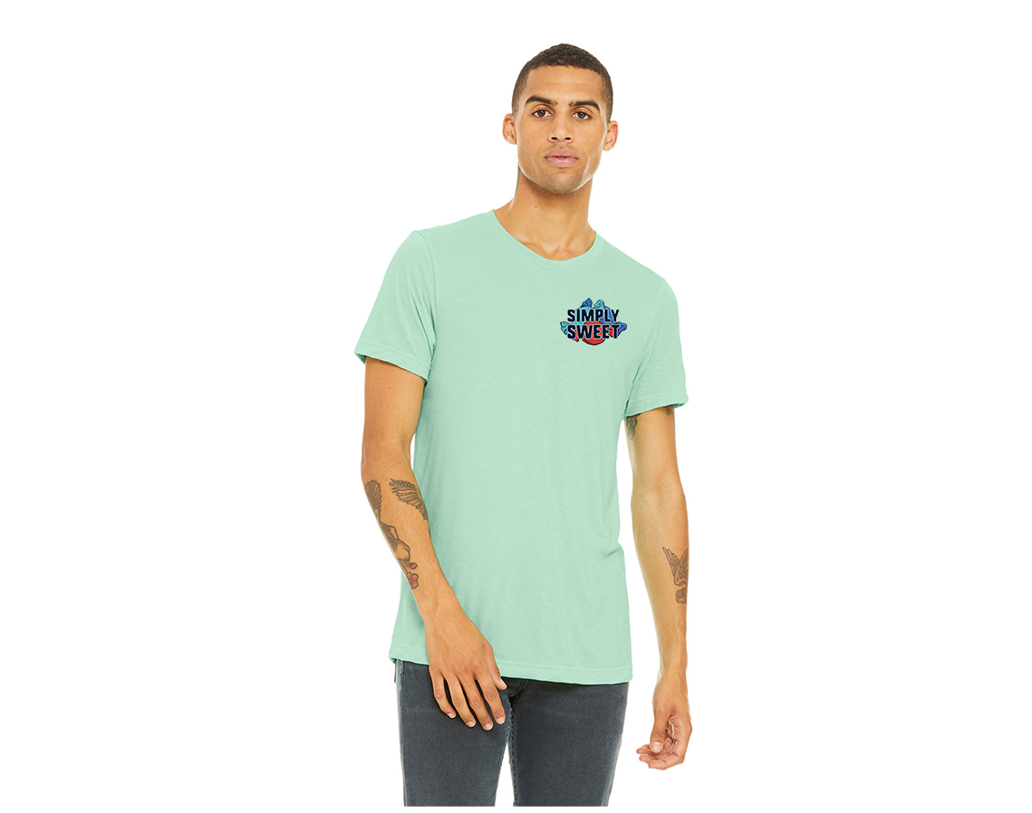 "close up image, Simply Sweet Mint Short Sleeve T-Shirt"