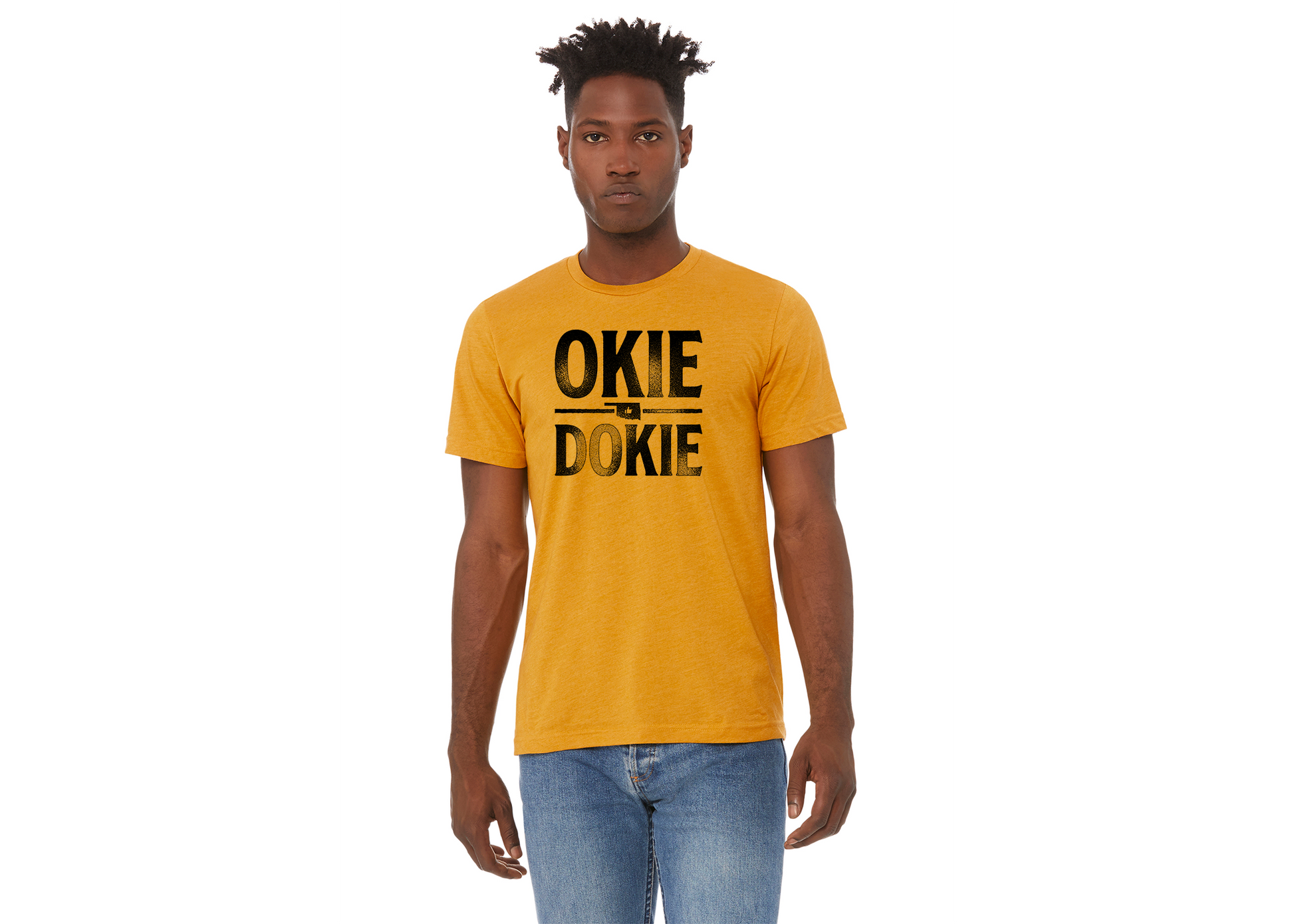 "close up image, Oklahoma Okie Dokie Short Sleeve T-Shirt"