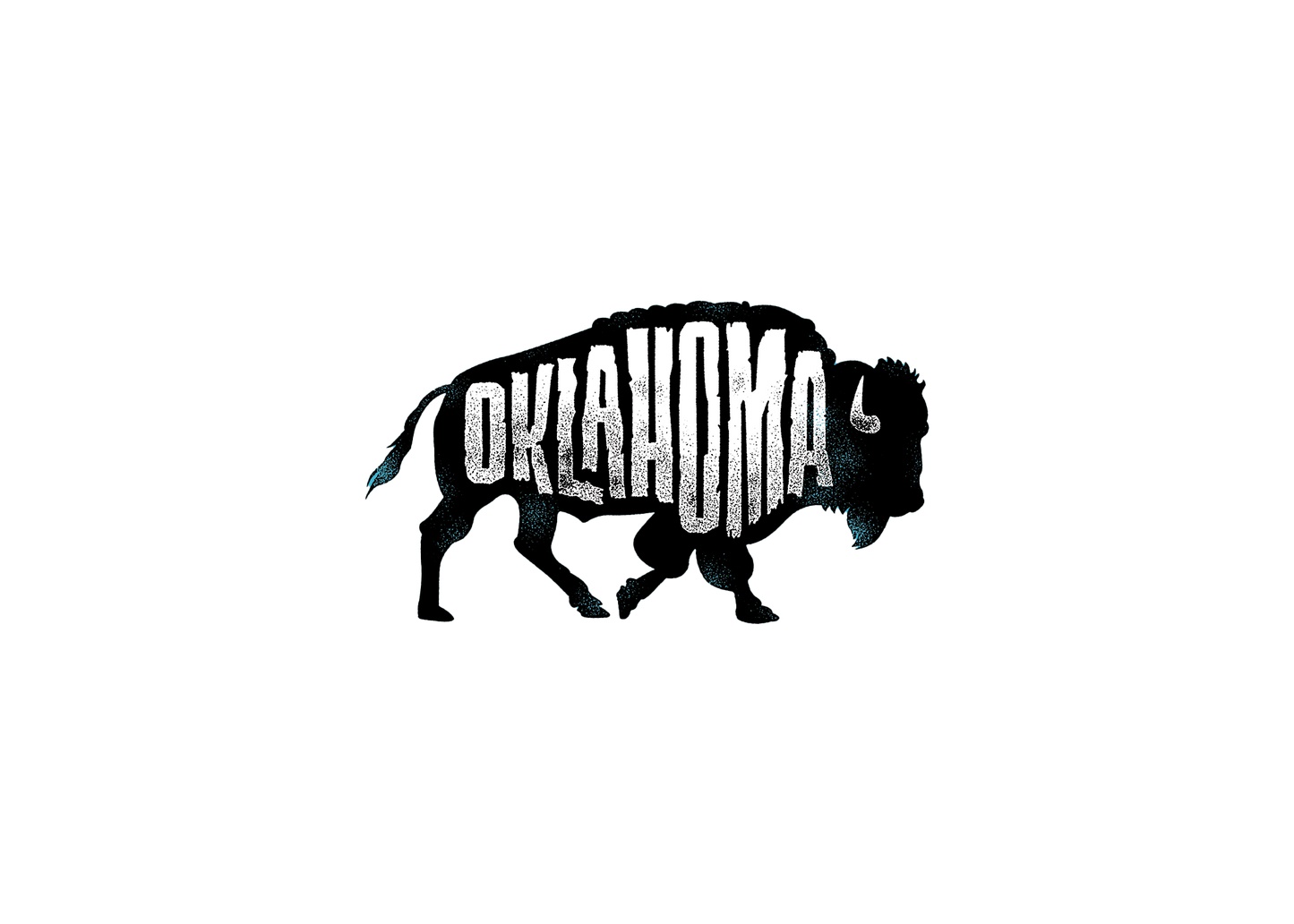 "close up image, Oklahoma Bison Short Sleeve T-Shirt"