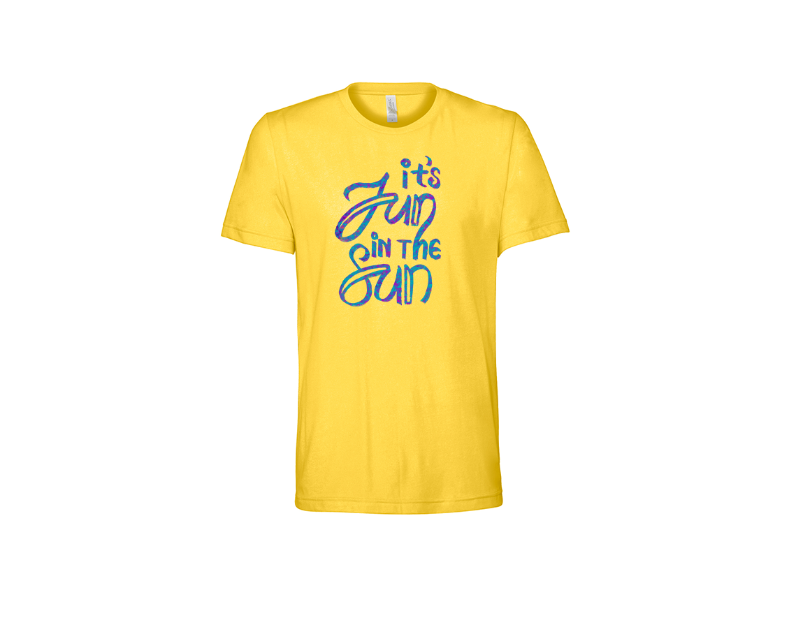 "close up image, It's Fun In The Sun T-Shirt"