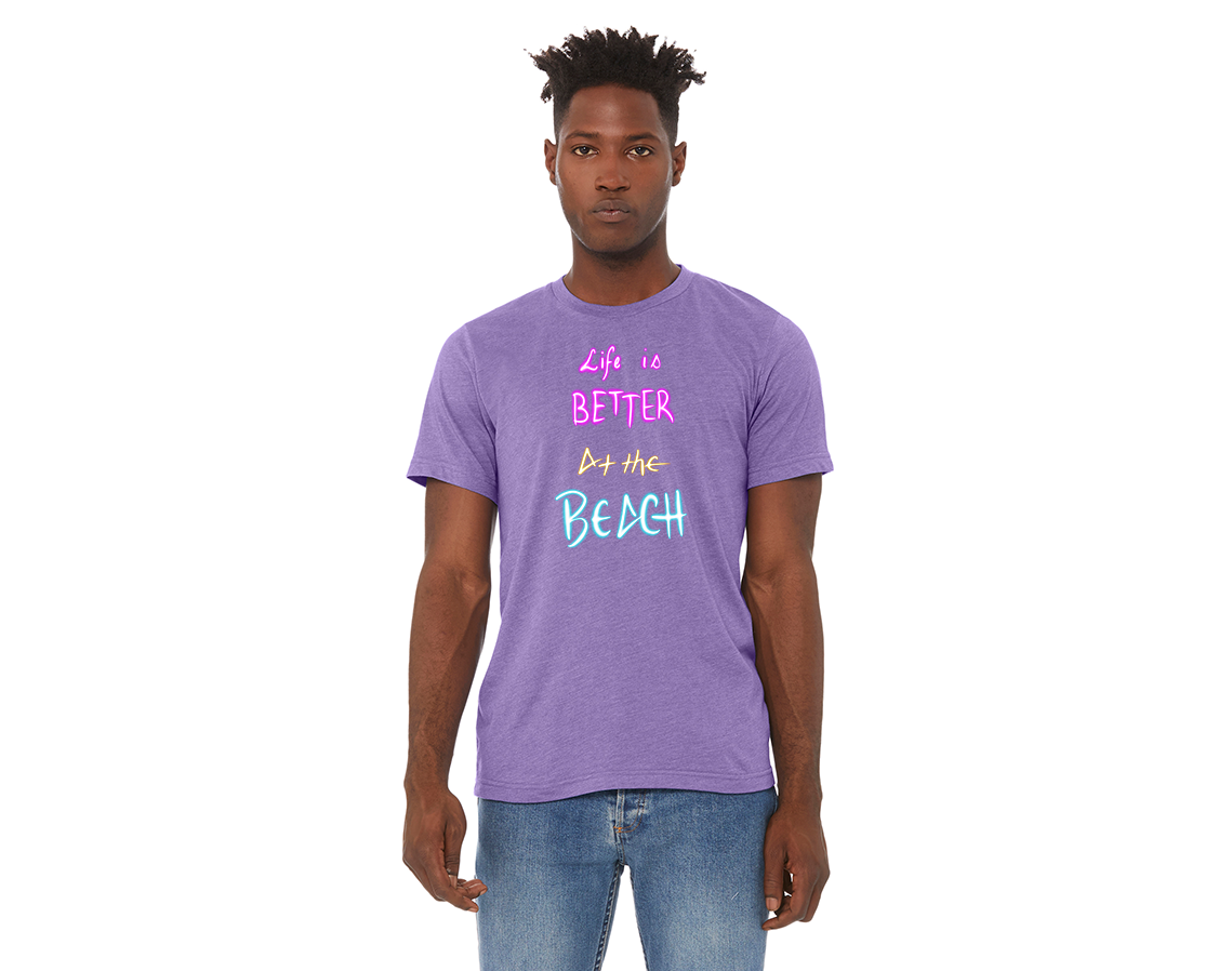 "close up image, Life Is Better At The Beach T-Shirt"