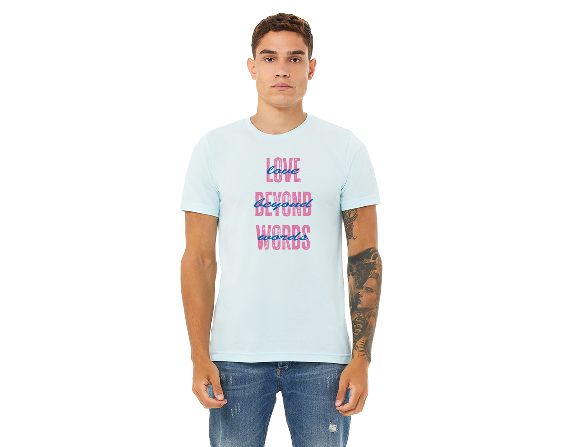 "close up image, Love Beyond Words T-Shirt"